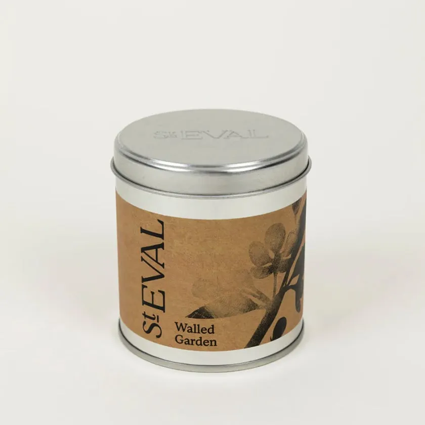 St Eval Walled Garden Tin Candle