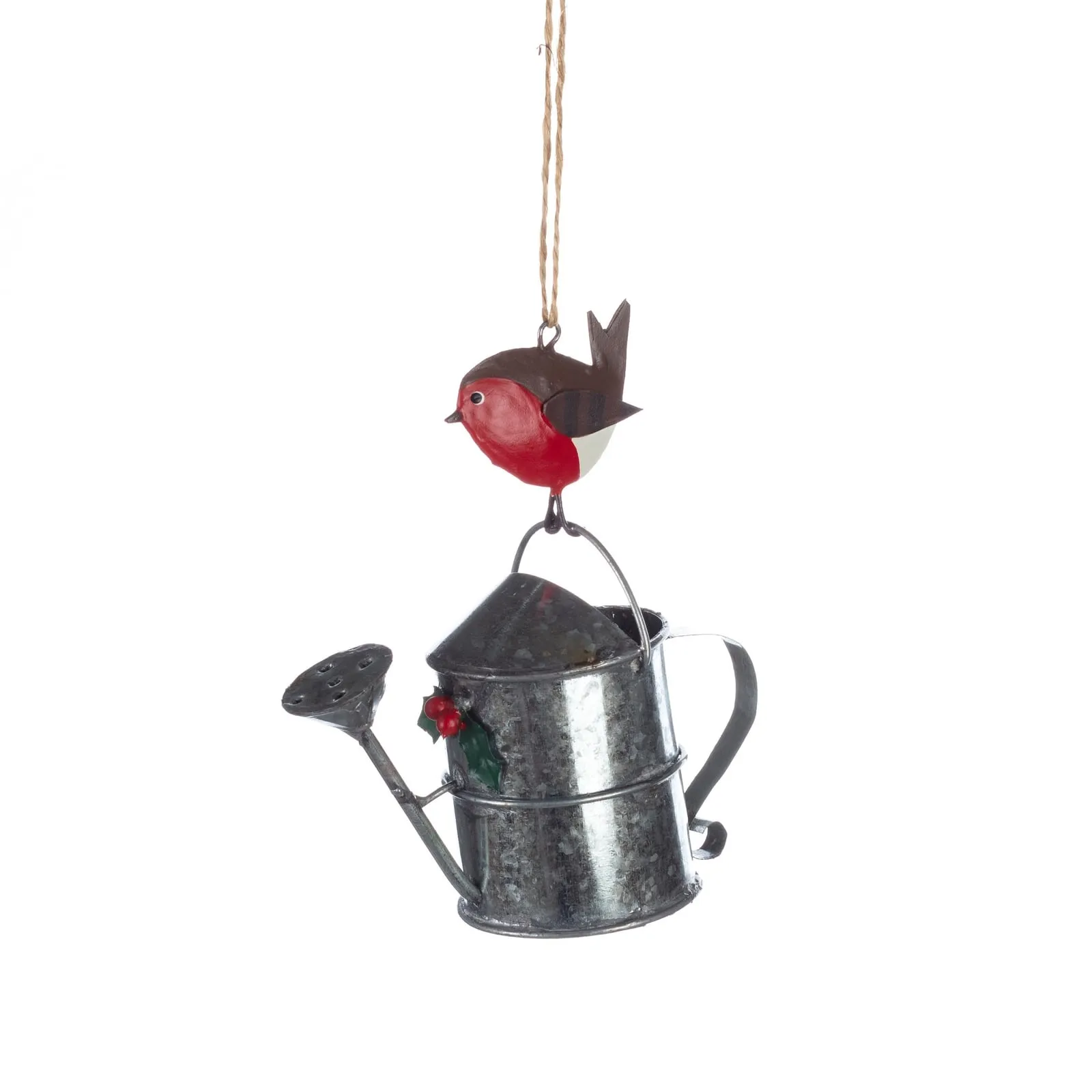 Watering can with Robin