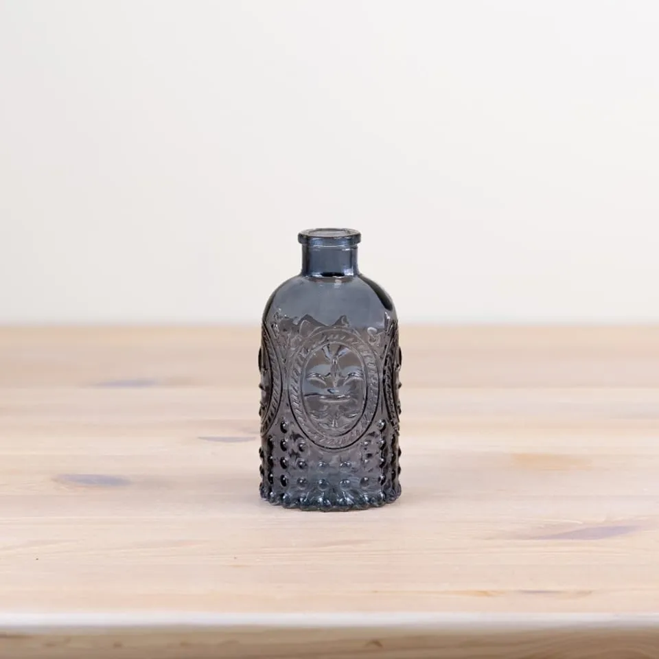 Fleur De Lis Bottle in Blue