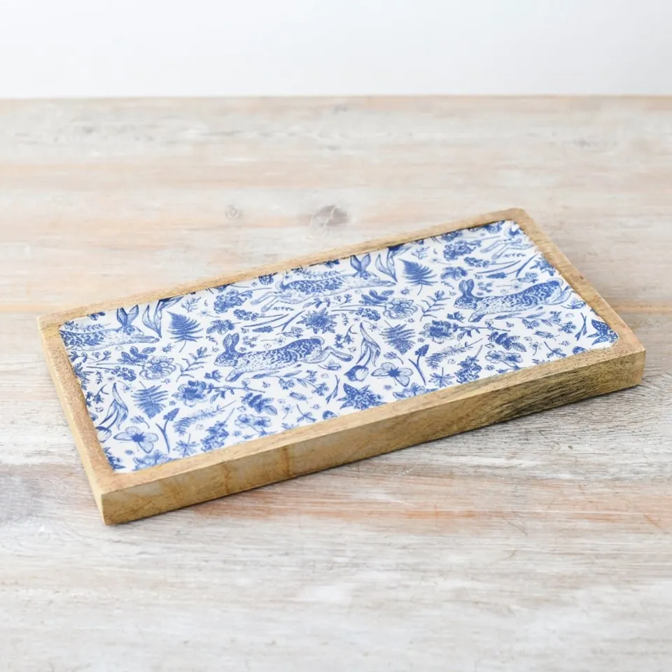 Rabbit Design Enamel Tray