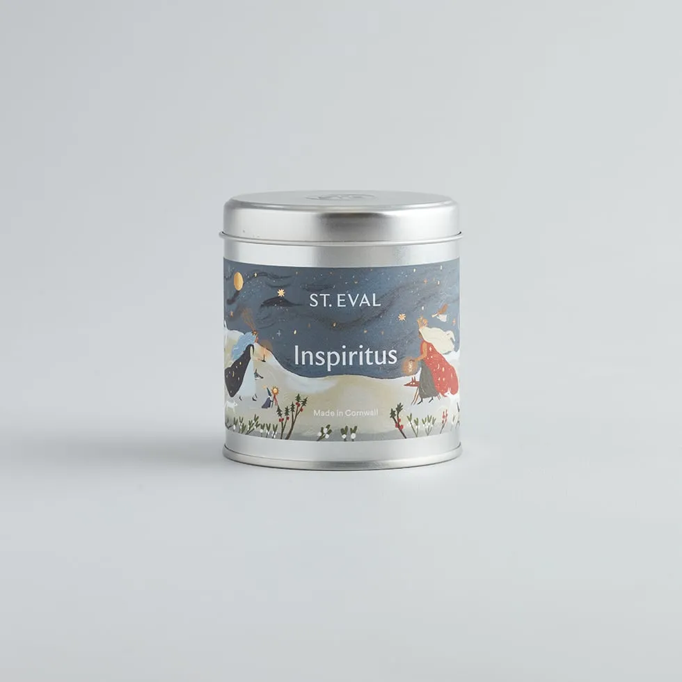 St Eval Inspiritus Xmas Tin Candle