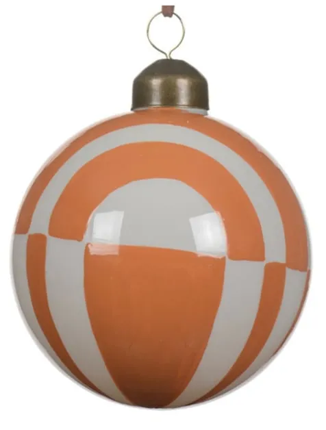 Abstract Bauble Orange
