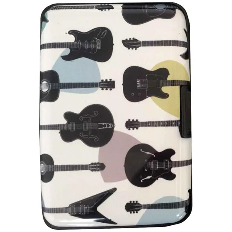 Headstock Guitar Theme Card Protector