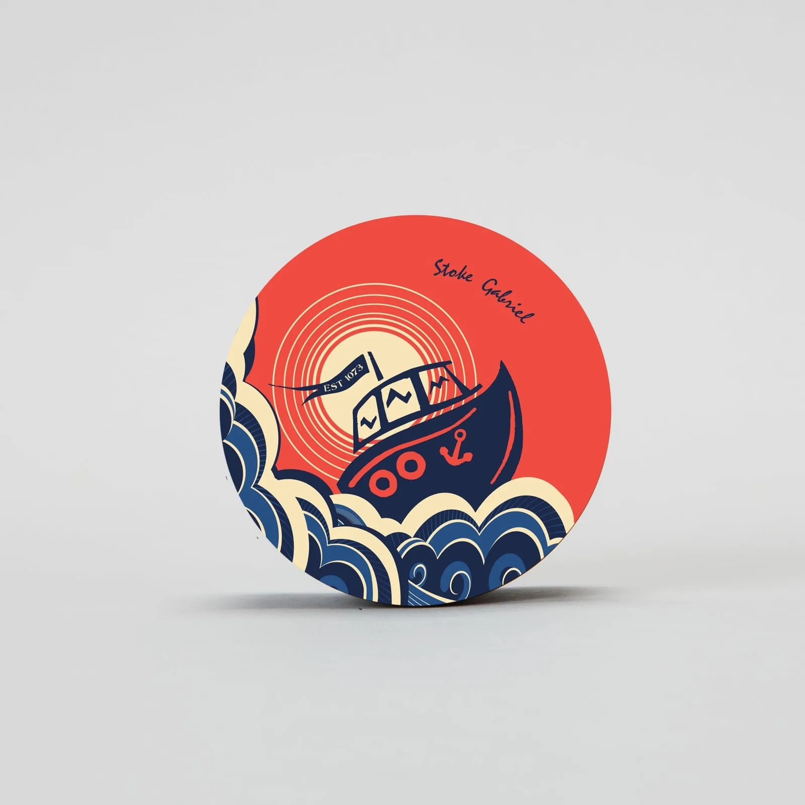 Pocket Mirror - Tugboat