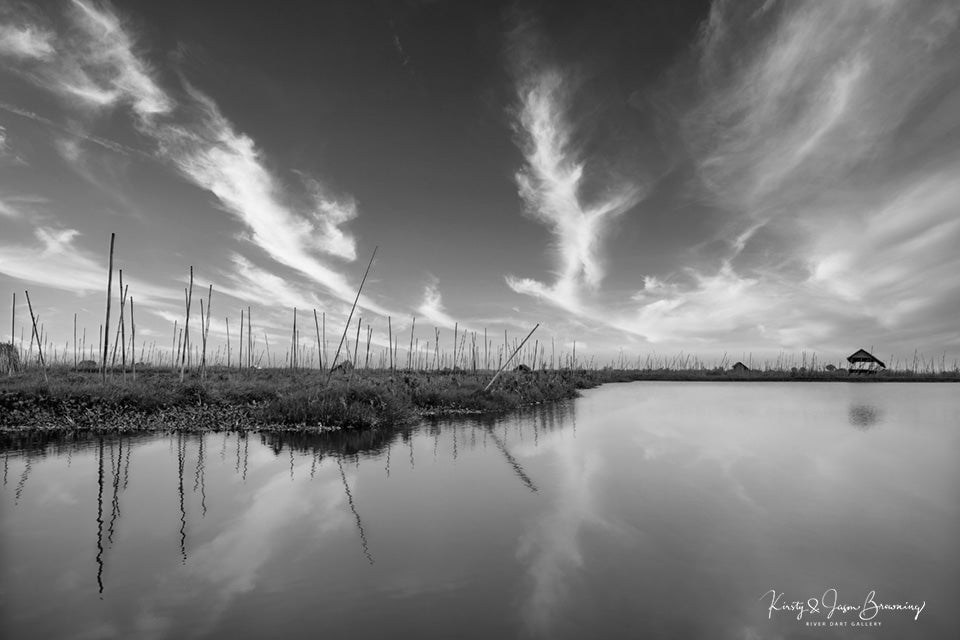 Beside the floating garden