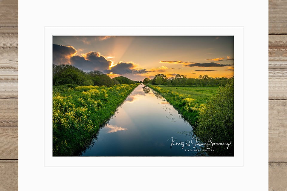 Sunset in the flatlands