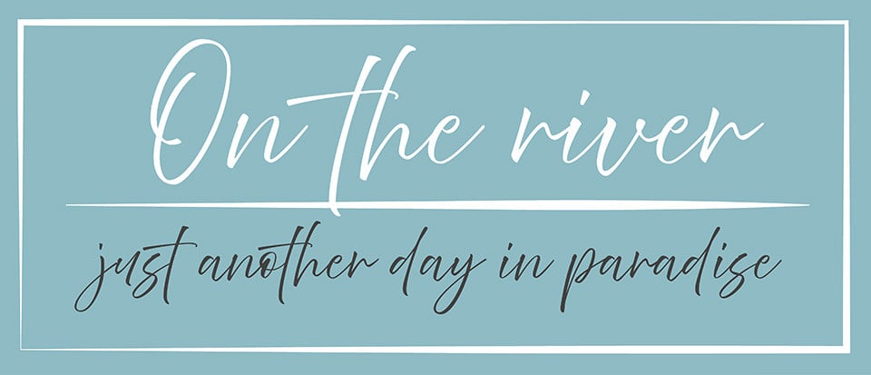 on the river poster