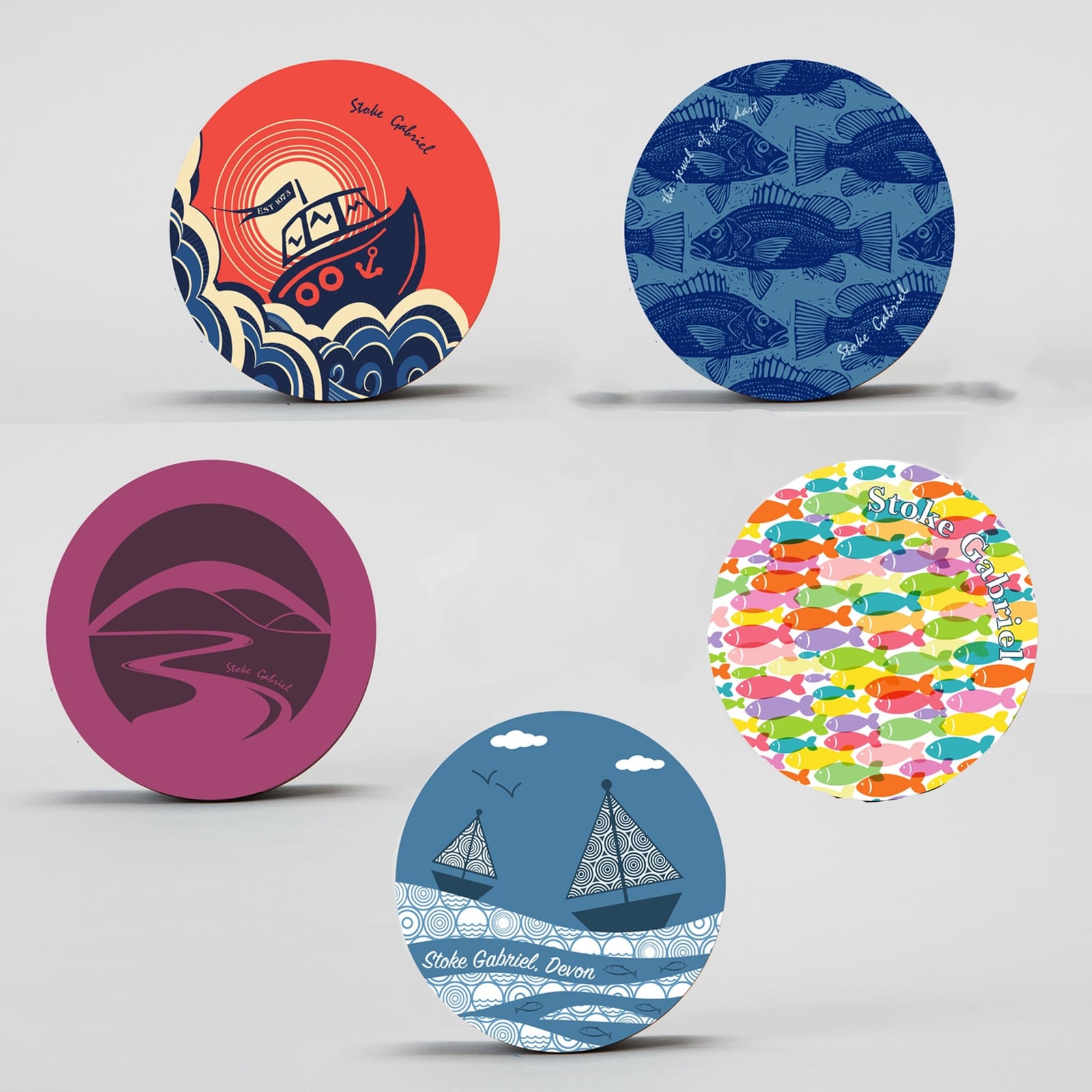 Pocket Mirror - Fish - image 2