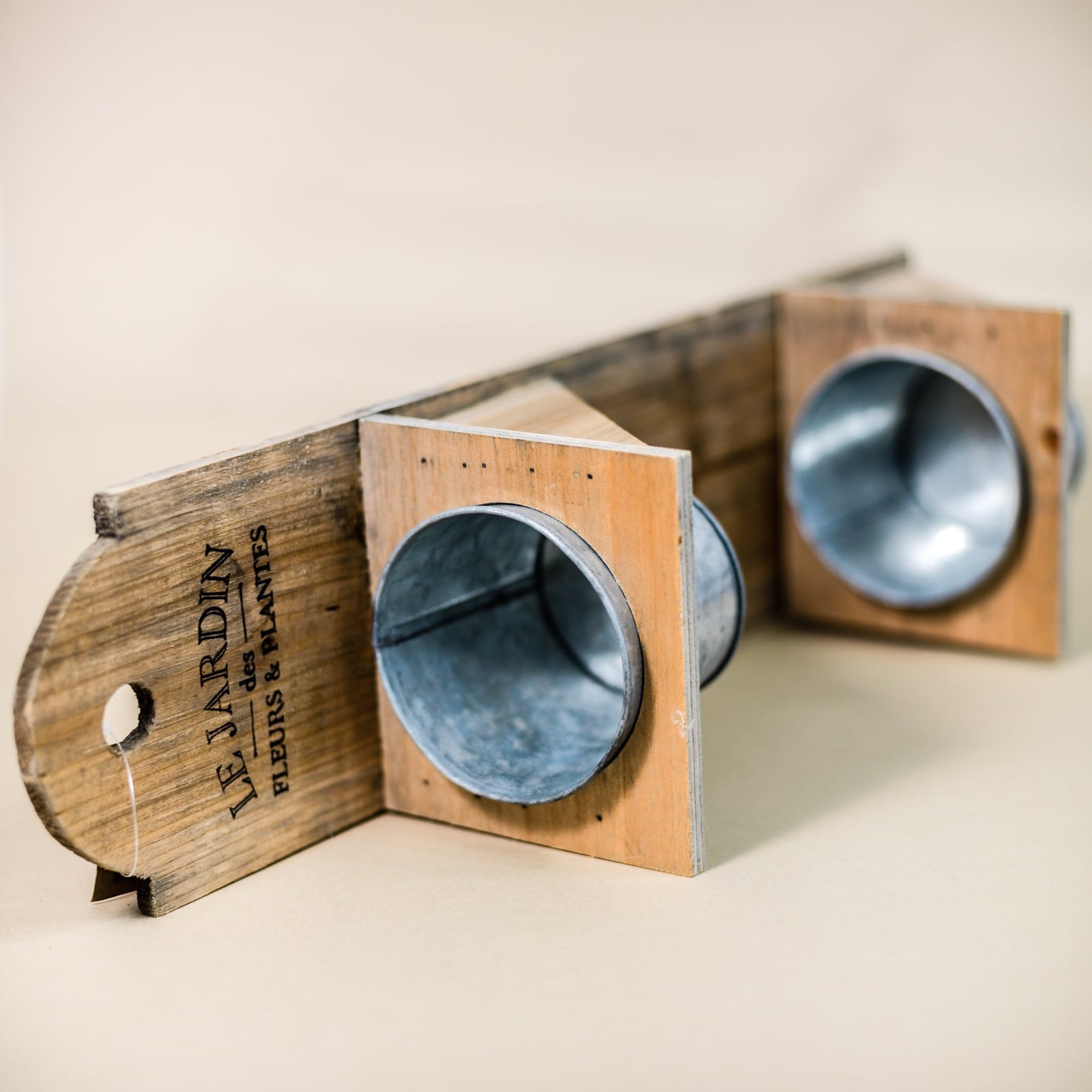 Rustic Wooden Planter - image 2