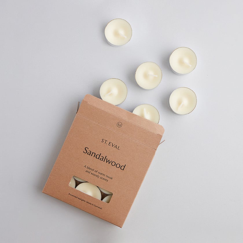 St. Eval Sandalwood Scented Tealights
