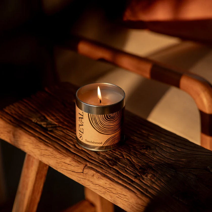 St Eval Sandalwood Tin Candle - image 2