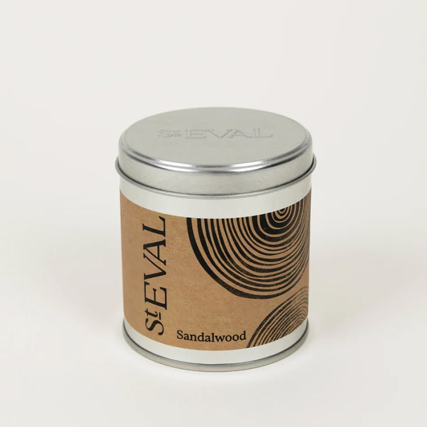 St Eval Sandalwood Tin Candle - image 3