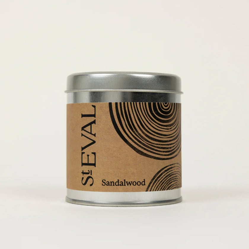 St Eval Sandalwood Tin Candle - image 4