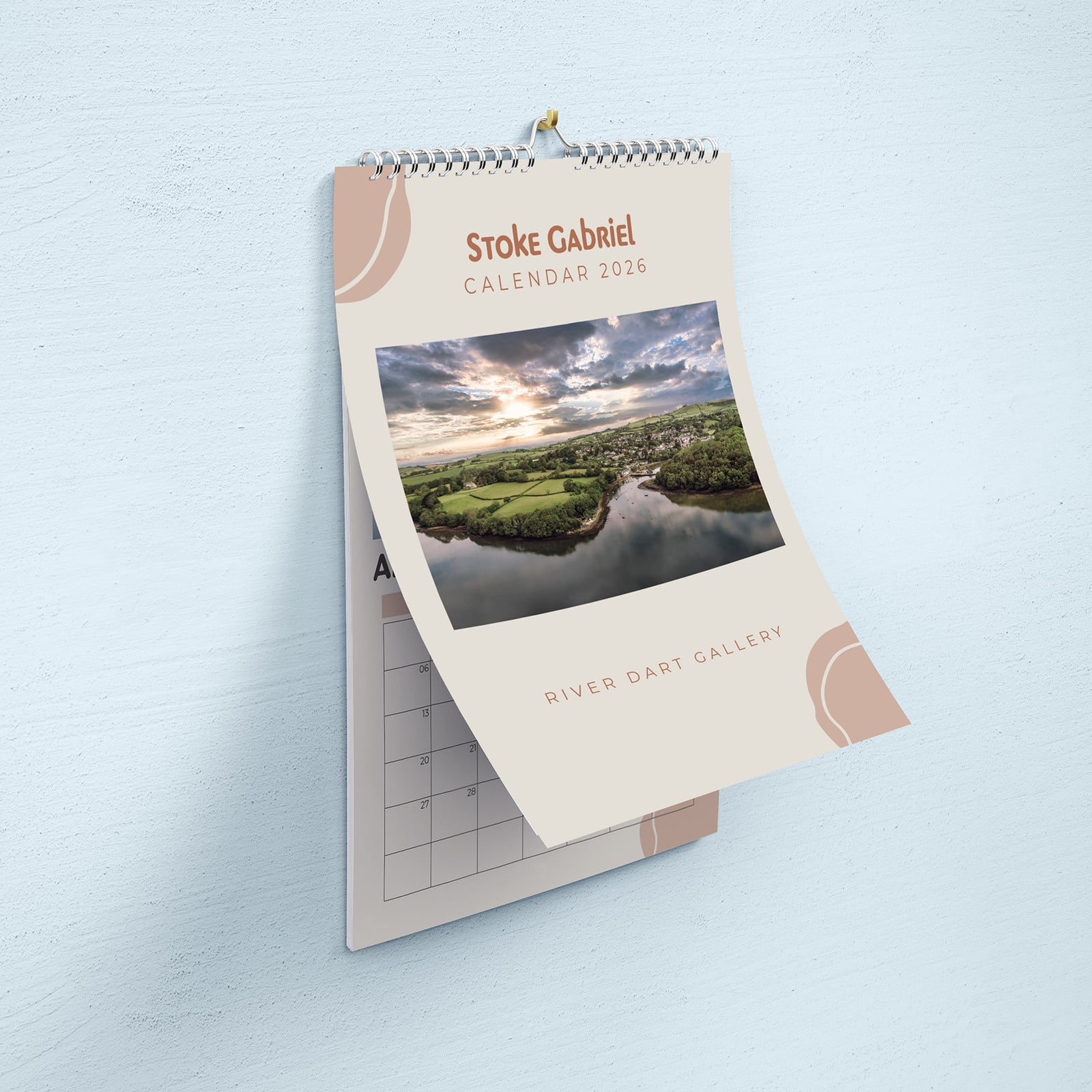 Calendar Mockup side view