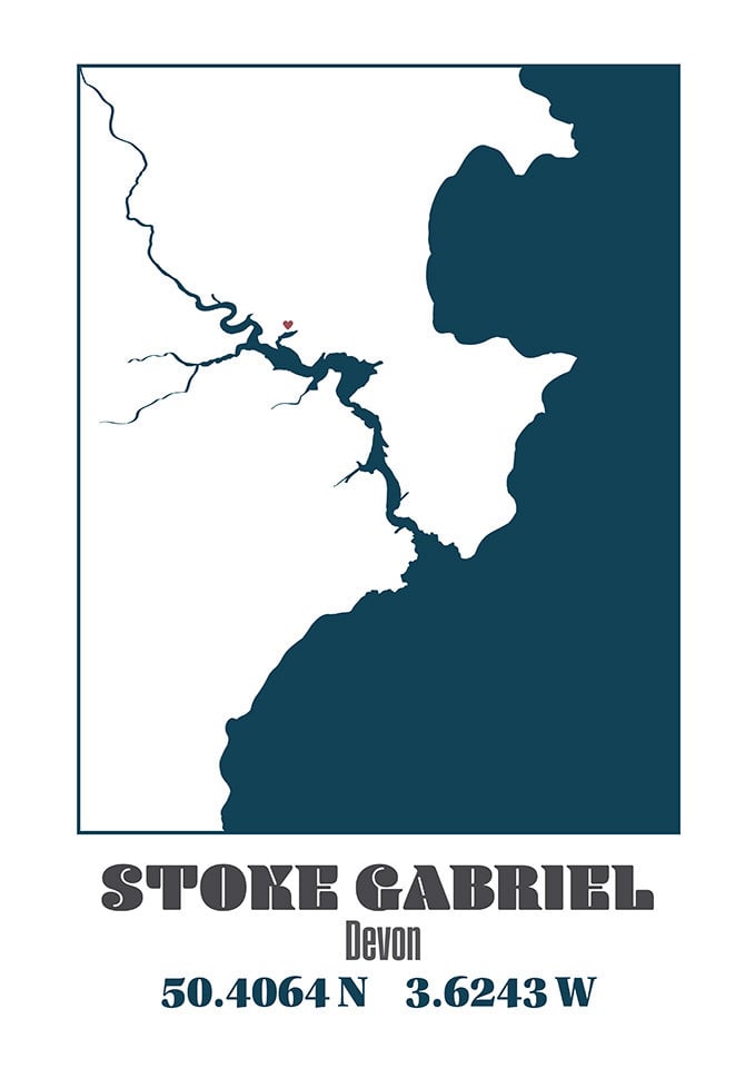 stoke gabriel river dart poster