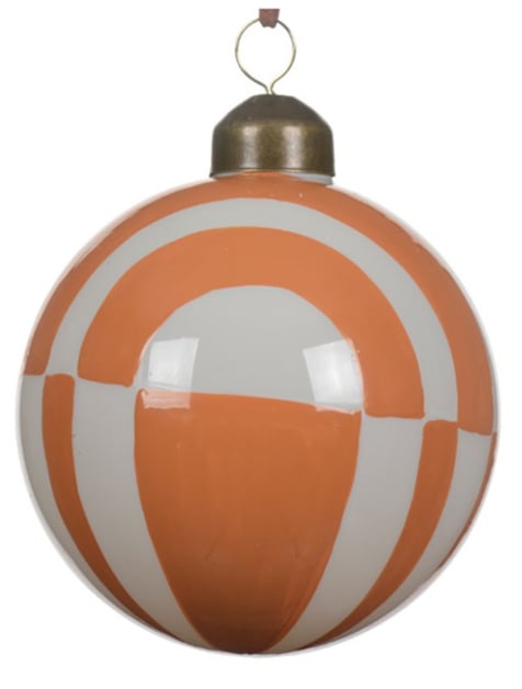 Abstract Bauble Orange
