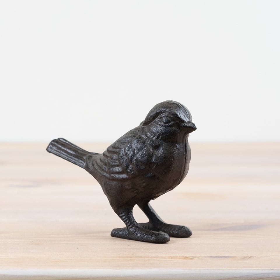 Cast Iron Bird Deco