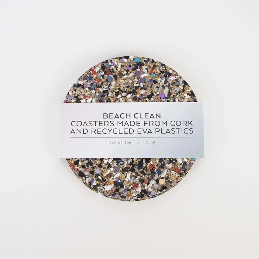 Eco Beach Clean Coasters - Set of 4