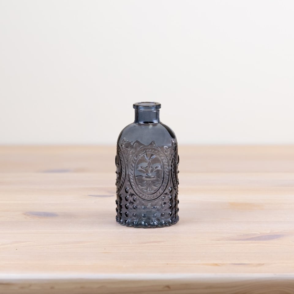 Fleur De Lis Bottle in Blue