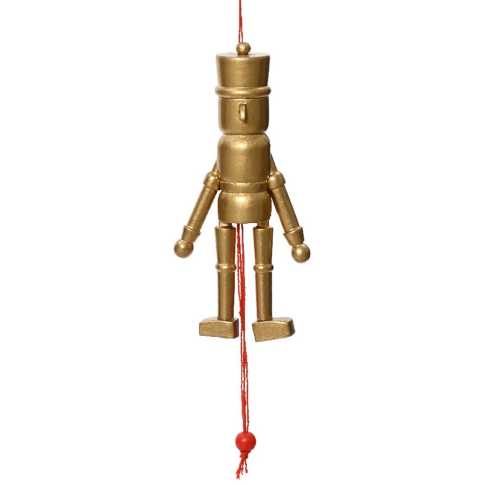 Gold Nutcracker Hanger