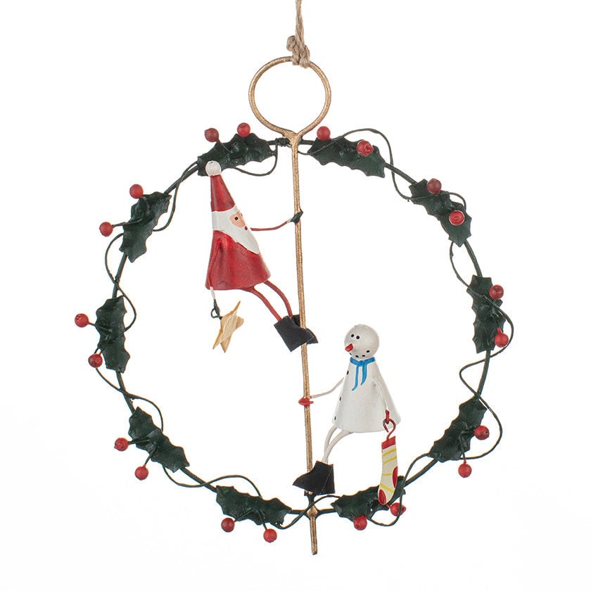 Hanging the Star Wreath