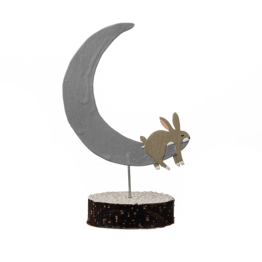 Hush Bunny & Moon Standing