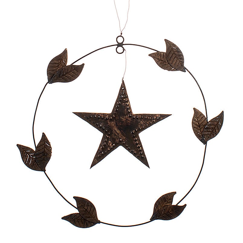Metal Star Wreath