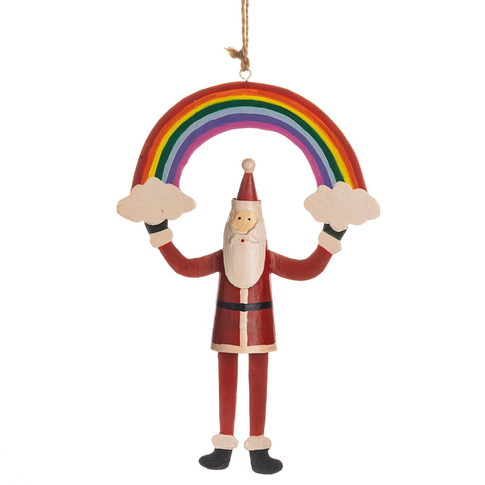 Rainbow Santa