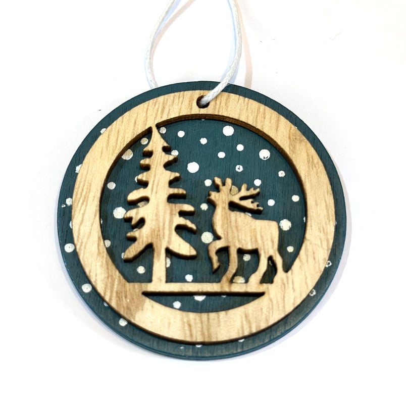 Reindeer Dotted Decoration