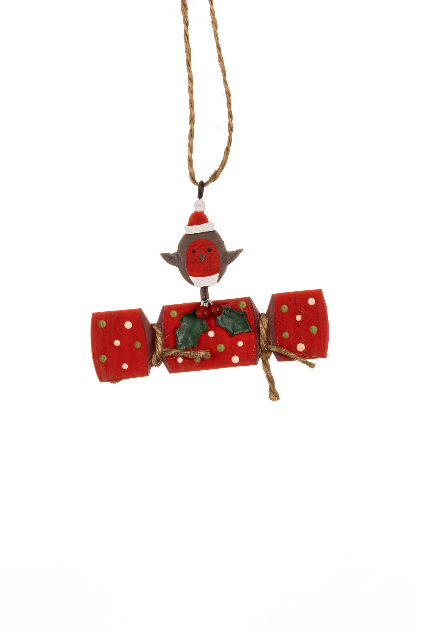 Robin on Red Cracker