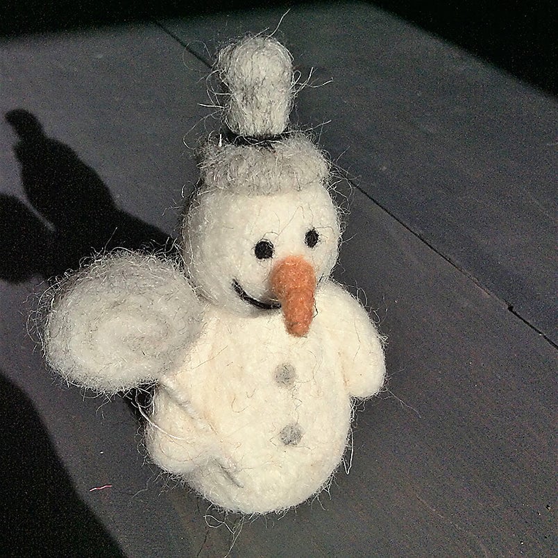 Snowman with Lollipop