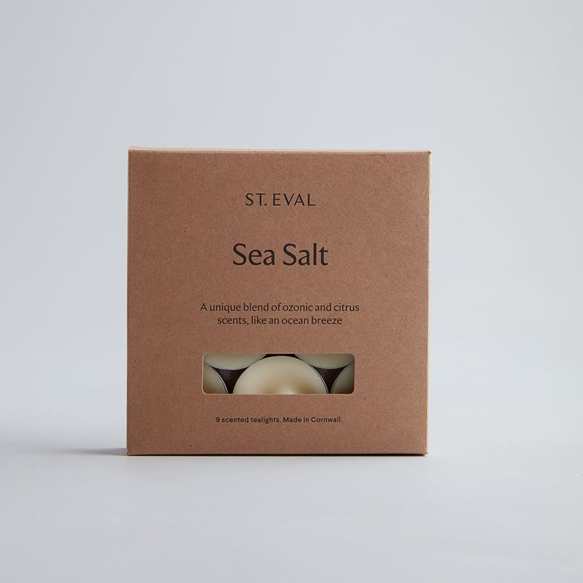 St Eval Sea Salt Tealight Candles