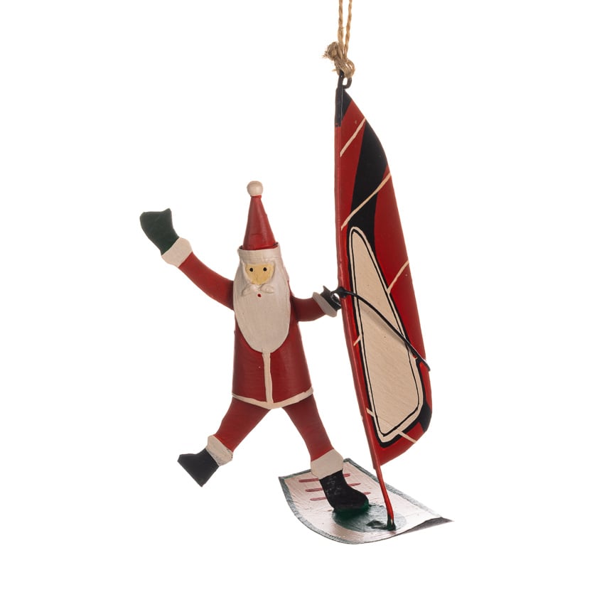 Windsurfing Santa