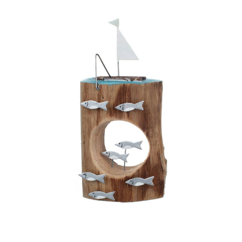 Yacht on Fish on Portholes