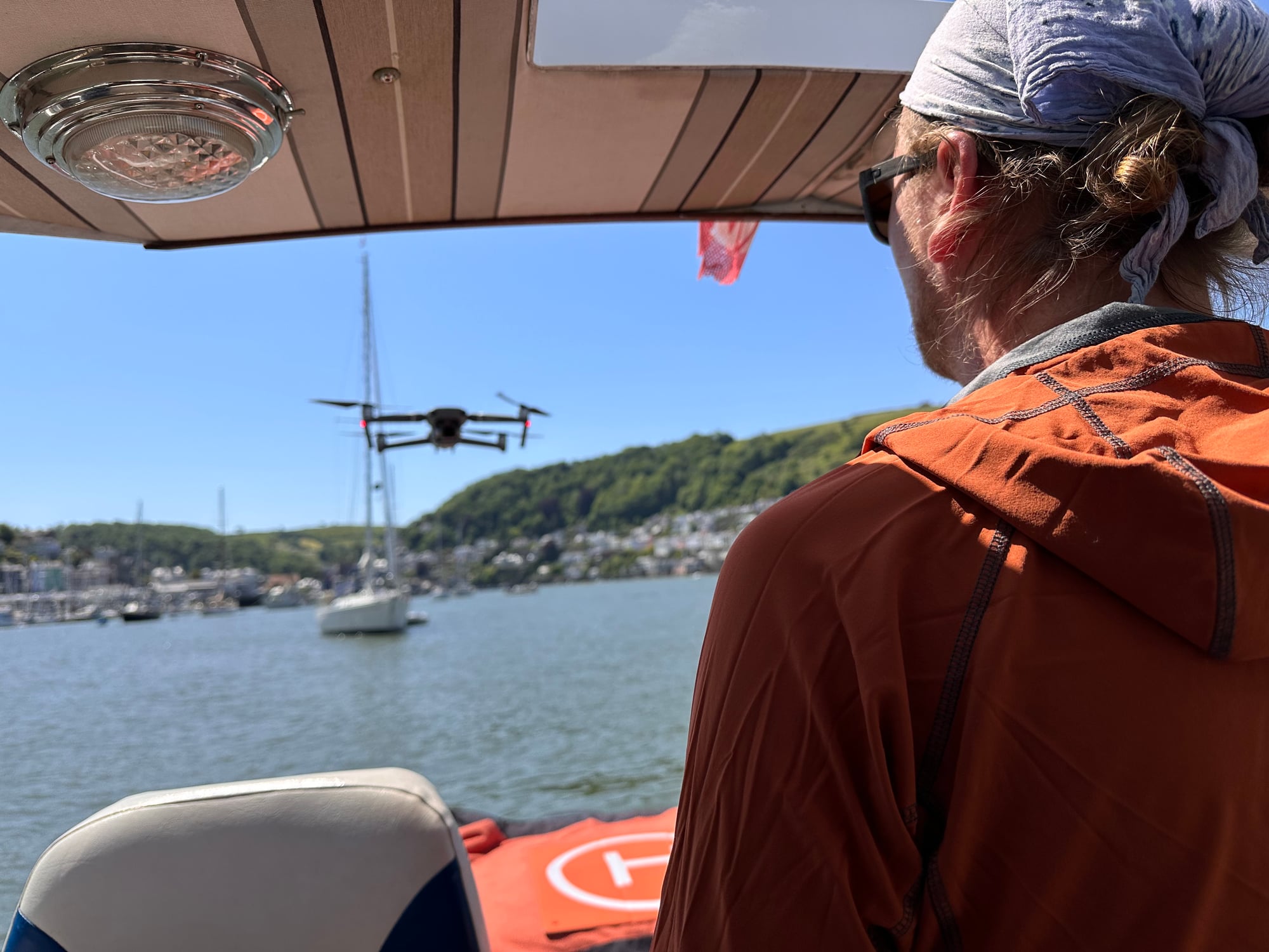 Drone over the Dart